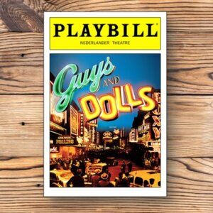 Guys‎ And Dolls Playbill Broadway Musical Refrigerator Fridge Locker Magnet